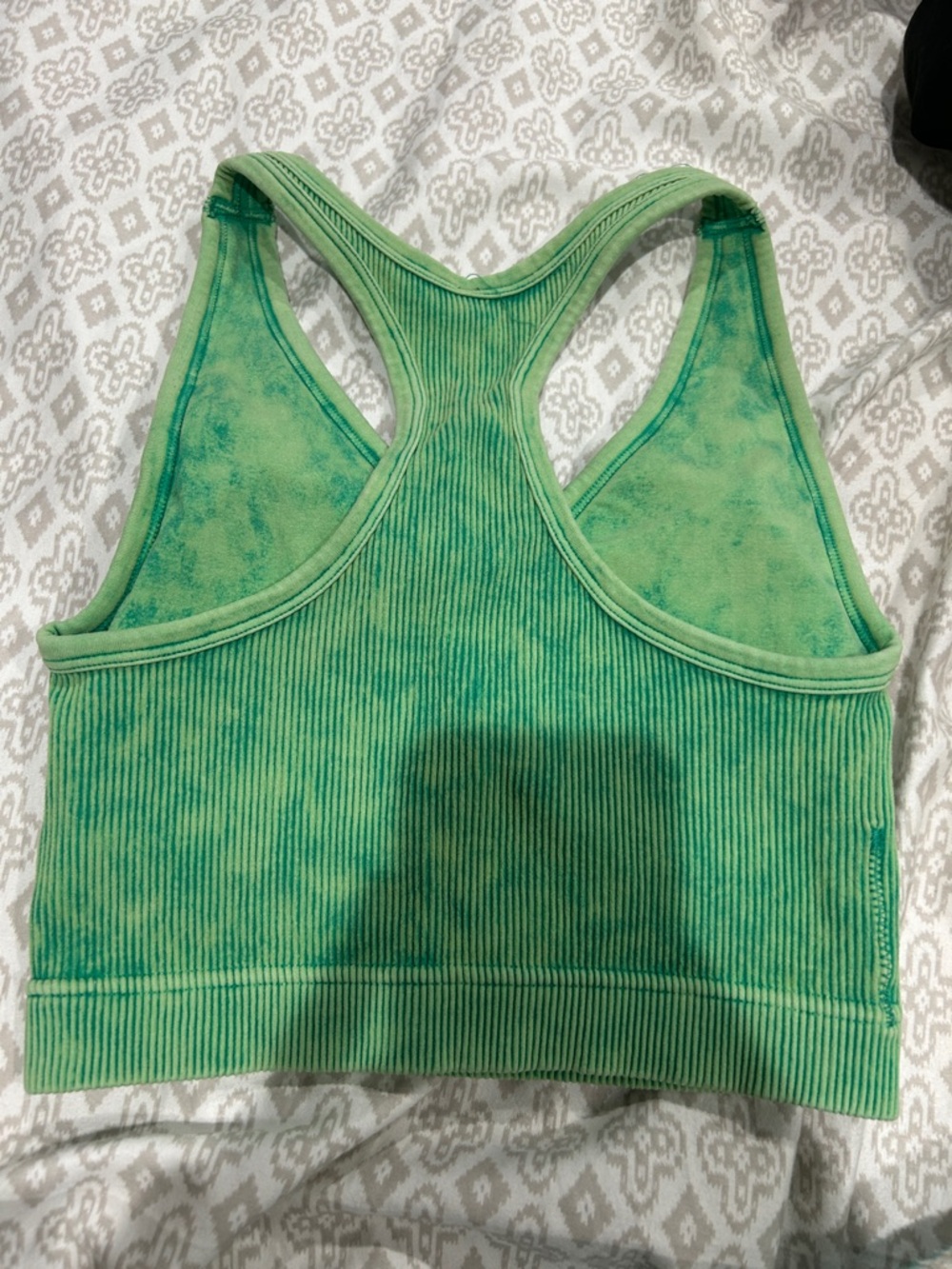 ZENANA BAILEY RIBBED RAZORBACK BRA - Picture 2 of 2